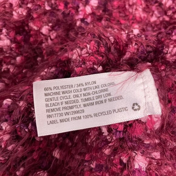 Knox‎ Rose Cowl Neck Red XXL Chunky Sweater Cozy Comfy Winter Warm - Picture 7 of 7